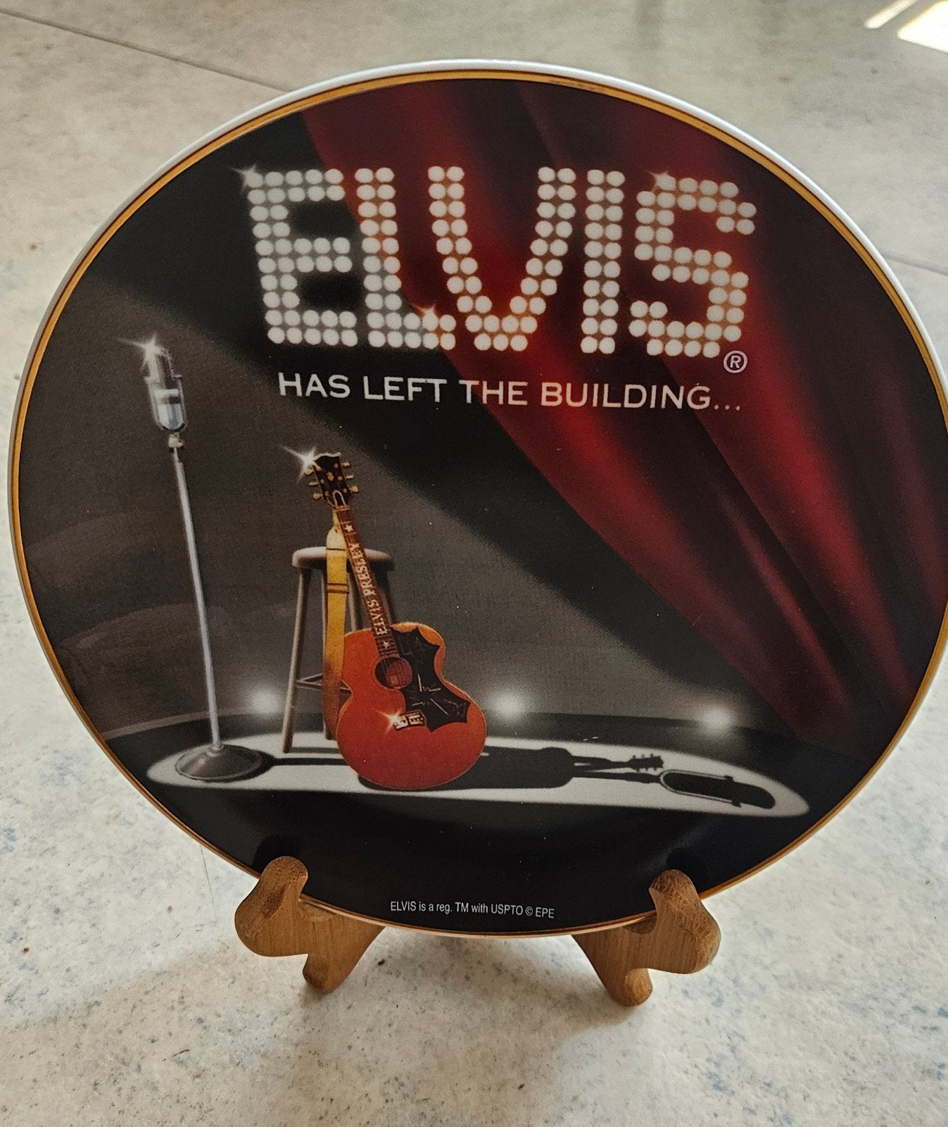 Elvis Presley "Heartbreak Hotel" herdenkingsbord, Gebruiksvoorwerp, Onbekend, Ophalen of Verzenden, Zo goed als nieuw