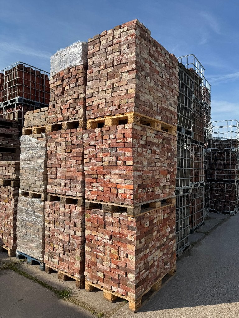 40m2 vormbak steen waalformaat bezand 21,5x5,5x10,2cm, Ophalen, Overige materialen, Gebruikt, Overige typen
