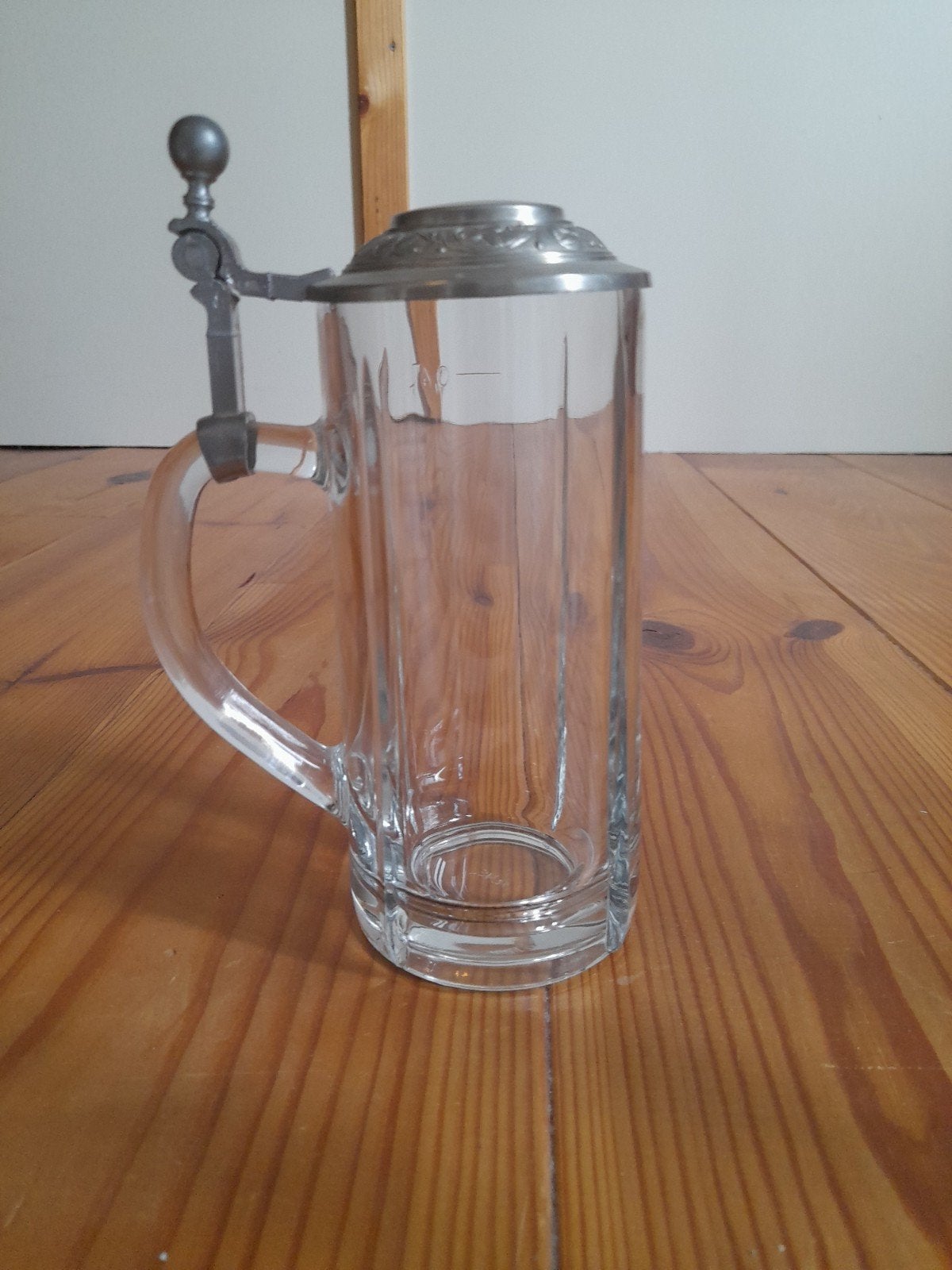 Glazen bierpull, Ophalen of Verzenden, Zo goed als nieuw, Bierglas