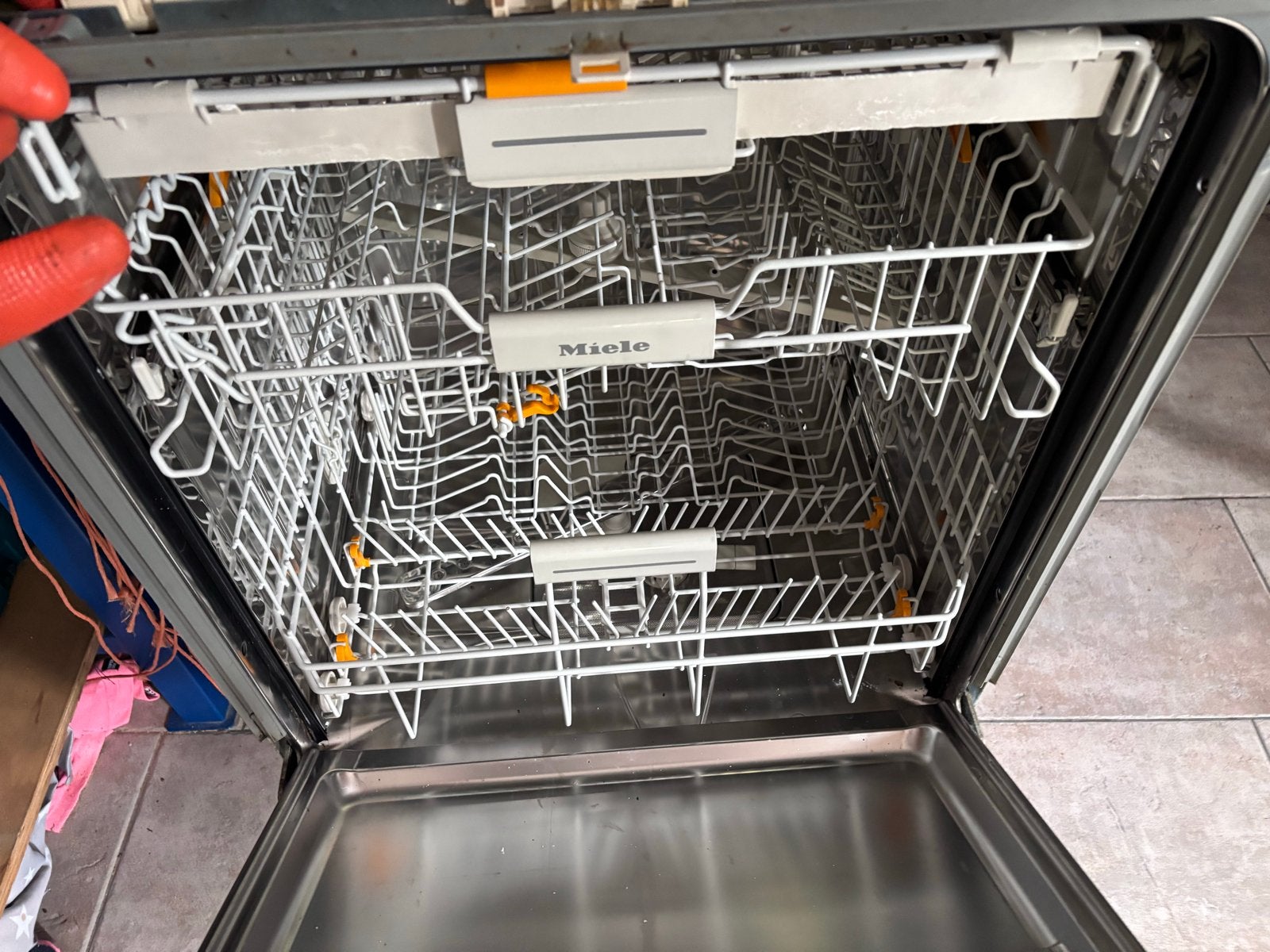 Miele G 5780 SCVi vaatwasser defect (F24) / voor onderdelen., Ophalen, 60 cm of meer, Inbouw, Niet werkend