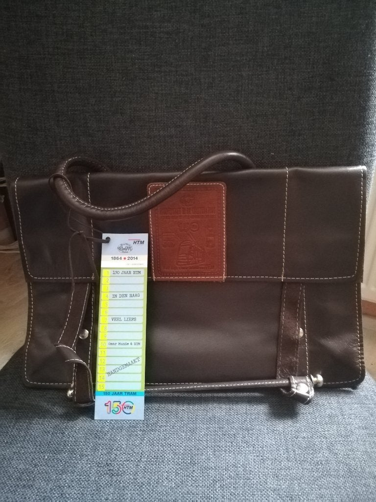 omar munie tas, Ophalen, Nieuw, Bruin, Handtas