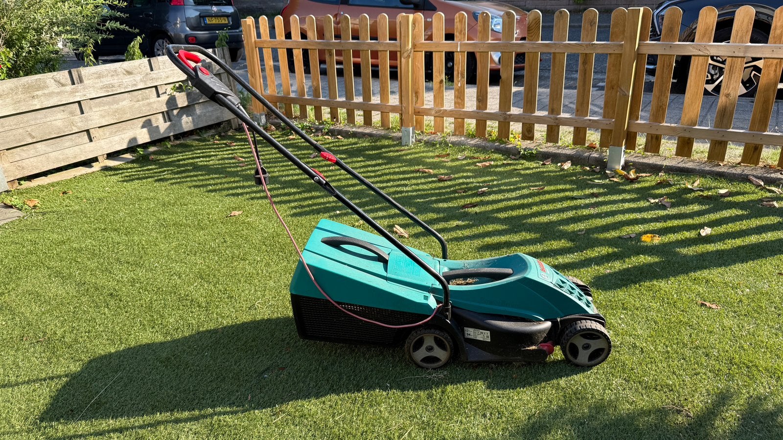 Bosch elektrische grasmaaier, Tuin en Terras, Grasmaaiers, Ophalen, Cirkelmaaier, Gebruikt, Elektrische grasmaaier