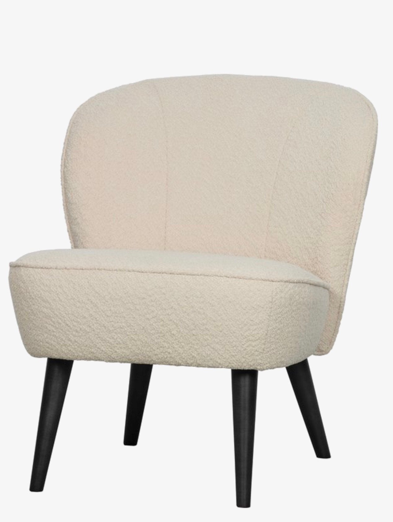 Woood Sara Fauteuil Crème, Ophalen, Zo goed als nieuw, 75 tot 100 cm, 50 tot 75 cm