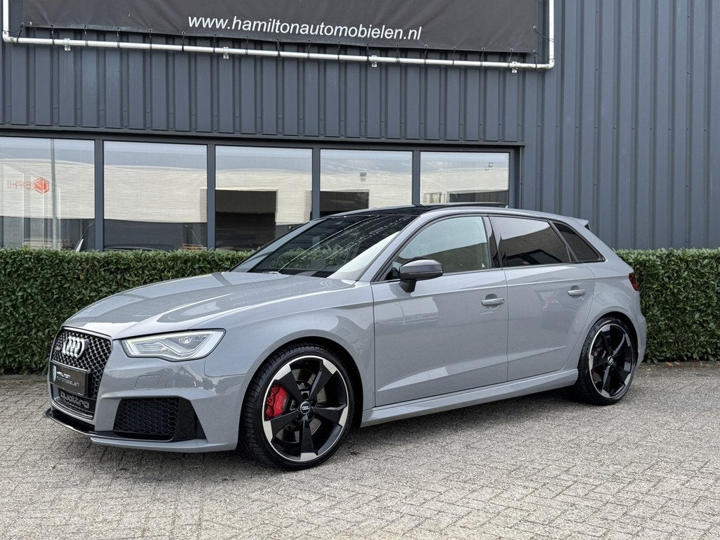 Audi RS3 Sportback 2.5 TFSI 368pk Quattro Pro Line Plus Unie, Auto's, Audi, Automaat, Gebruikt, Automatische klimaatregeling, Leder