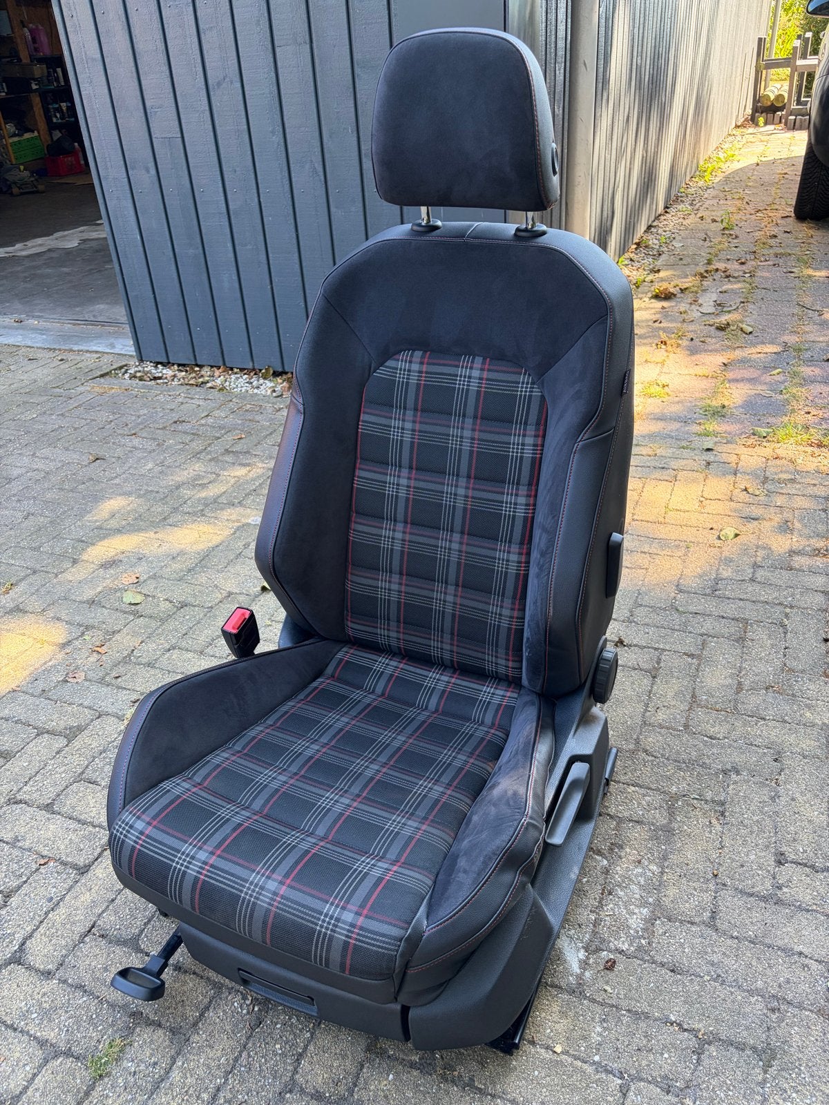 Golf 7 GTI interieur - voorstoel bestuurderskant, Auto-onderdelen, Ophalen, Gebruikt, Volkswagen