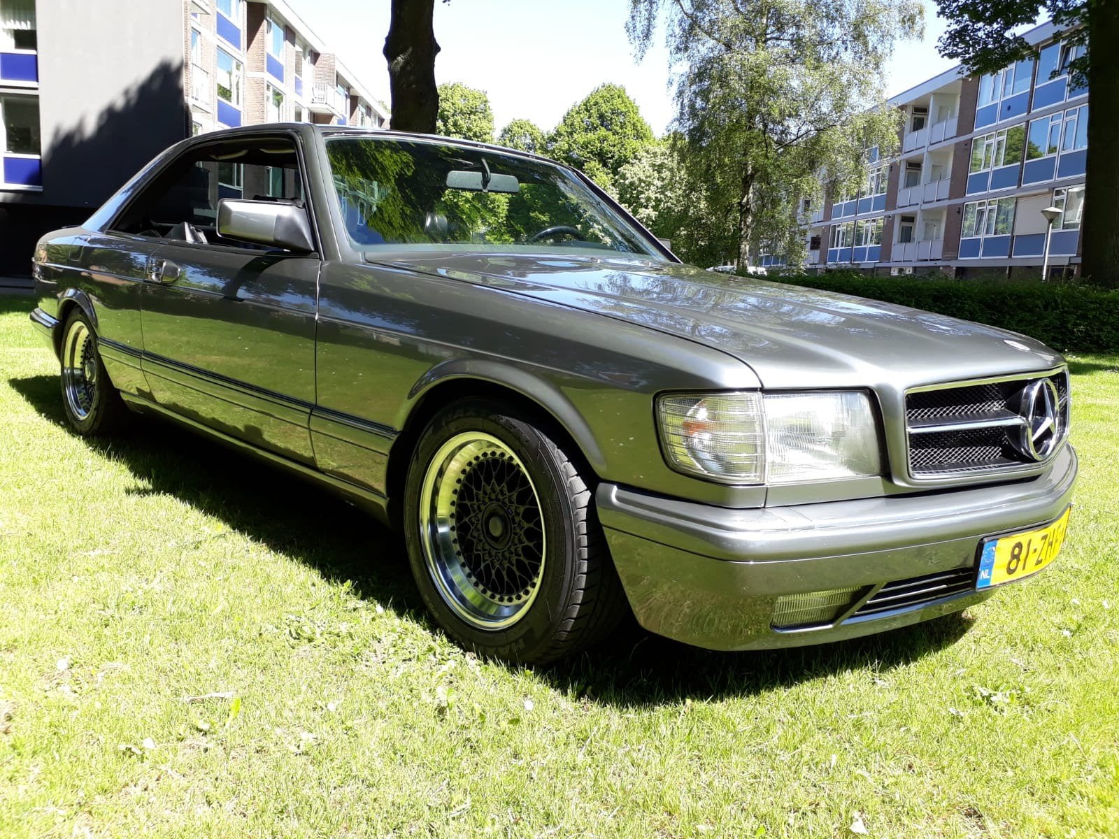 Mercedes-Benz Mercedes 1986  500 sec, Auto's, Mercedes-Benz, 4 stoelen, Zwart, Particulier, 4939 cc