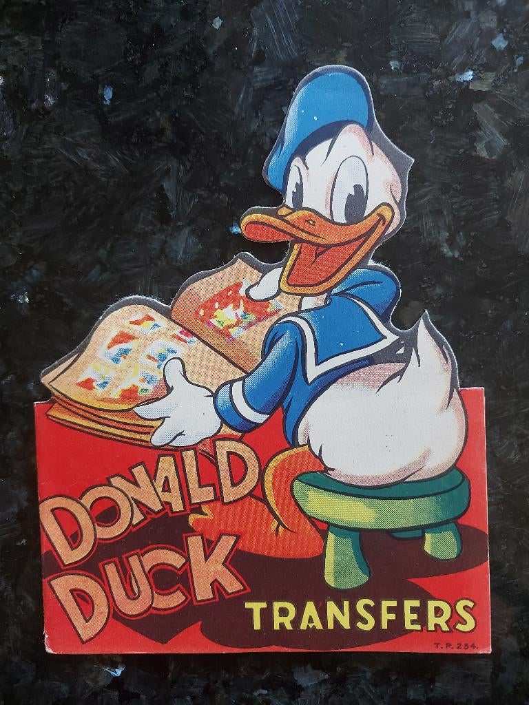 Donald Duck transfers boekje, Ophalen of Verzenden, Donald Duck, Gebruikt, Overige typen