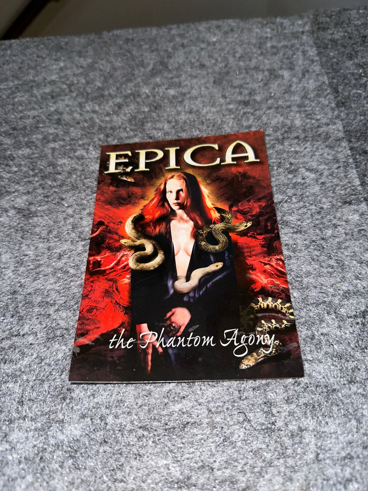Epica The Phantom Agony Gesigneerde Ansichtkaart, Ophalen of Verzenden, 1980 tot heden, Ongelopen