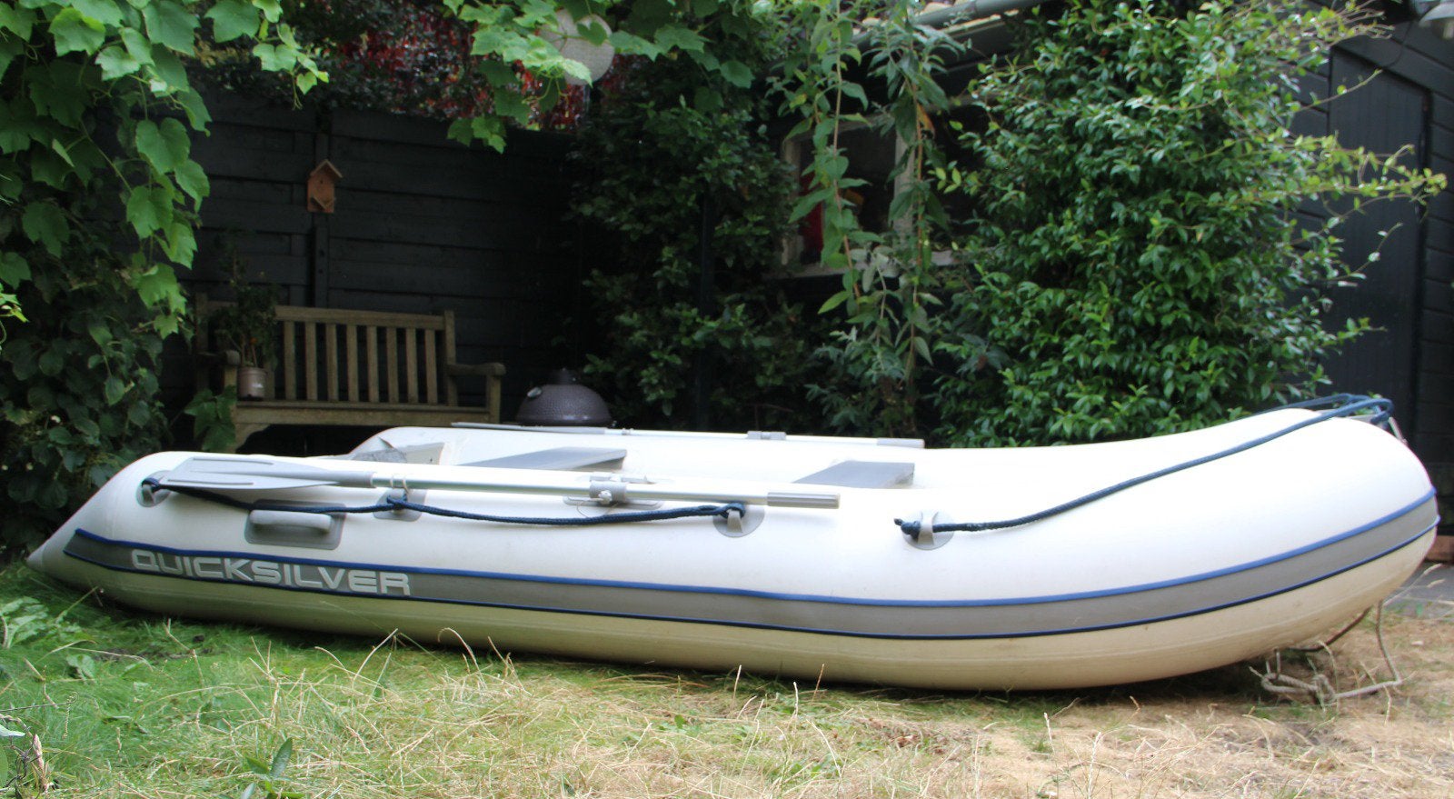Quicksilver 340 AirDeck rubberboot, Ophalen, Gebruikt, Motorboot