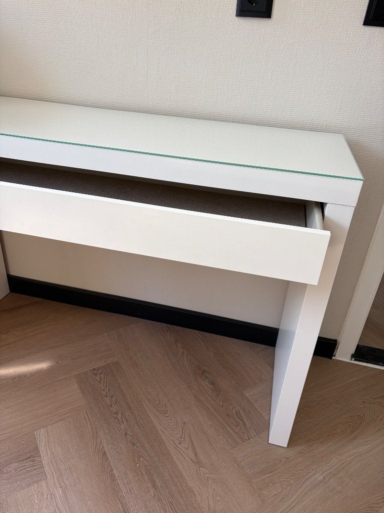 Malm toilettafel ikea, Ophalen, 50 tot 100 cm, Zo goed als nieuw, Met lade(s)