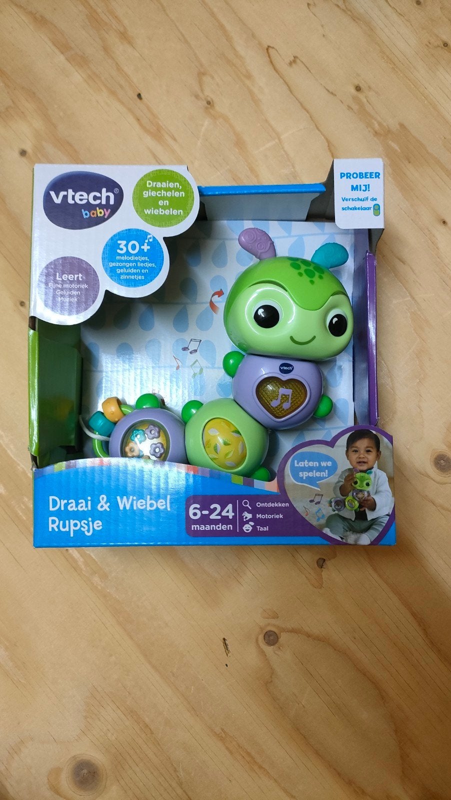 VTech Draai & Wiebel Rupsje nieuw in doos, Ophalen of Verzenden, Nieuw