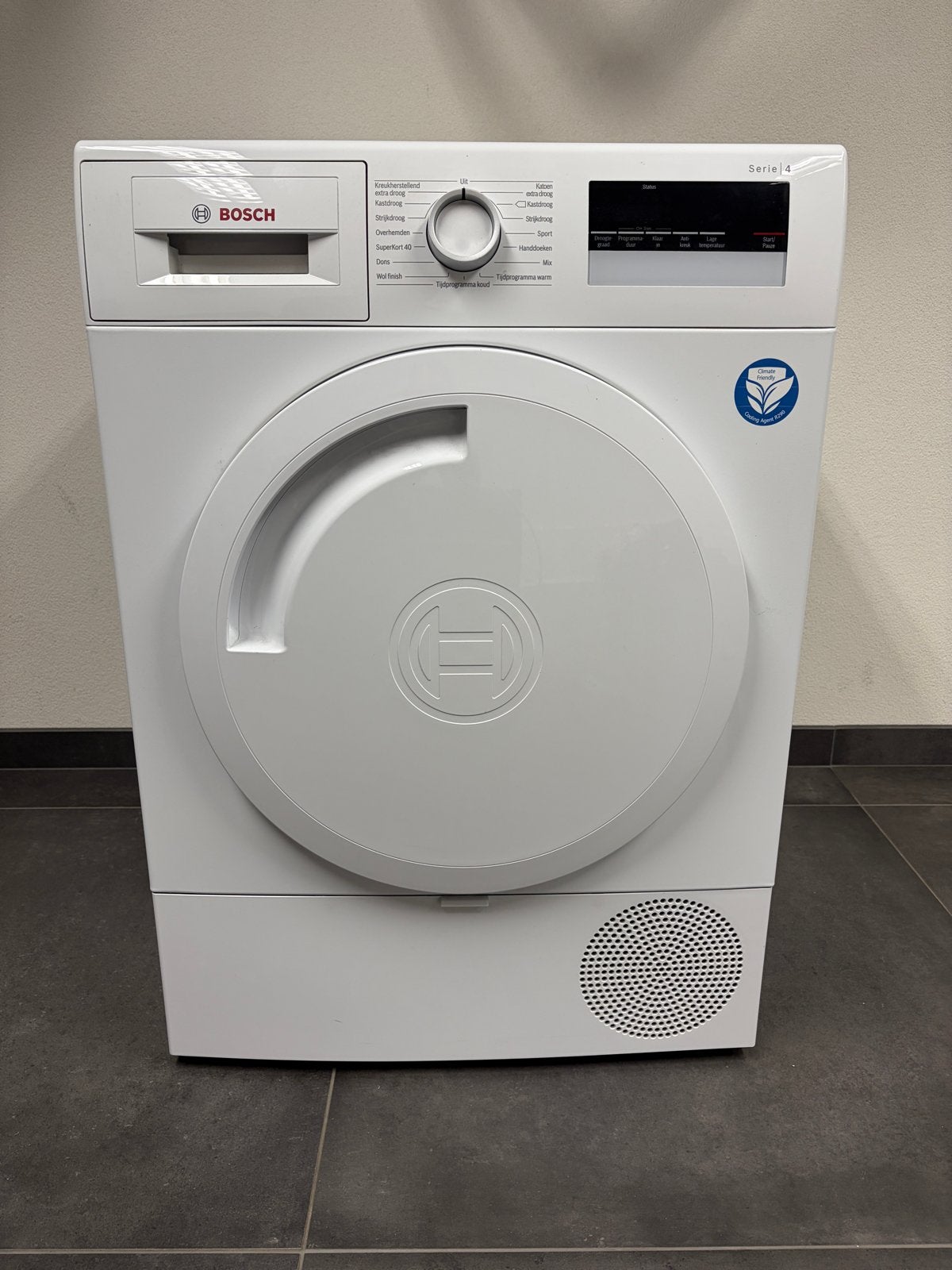 Bosch Serie 4 WTR83V01NL Condensdroger - Zo goed als nieuw, Ophalen, 6 tot 8 kg, Zo goed als nieuw, 85 tot 90 cm