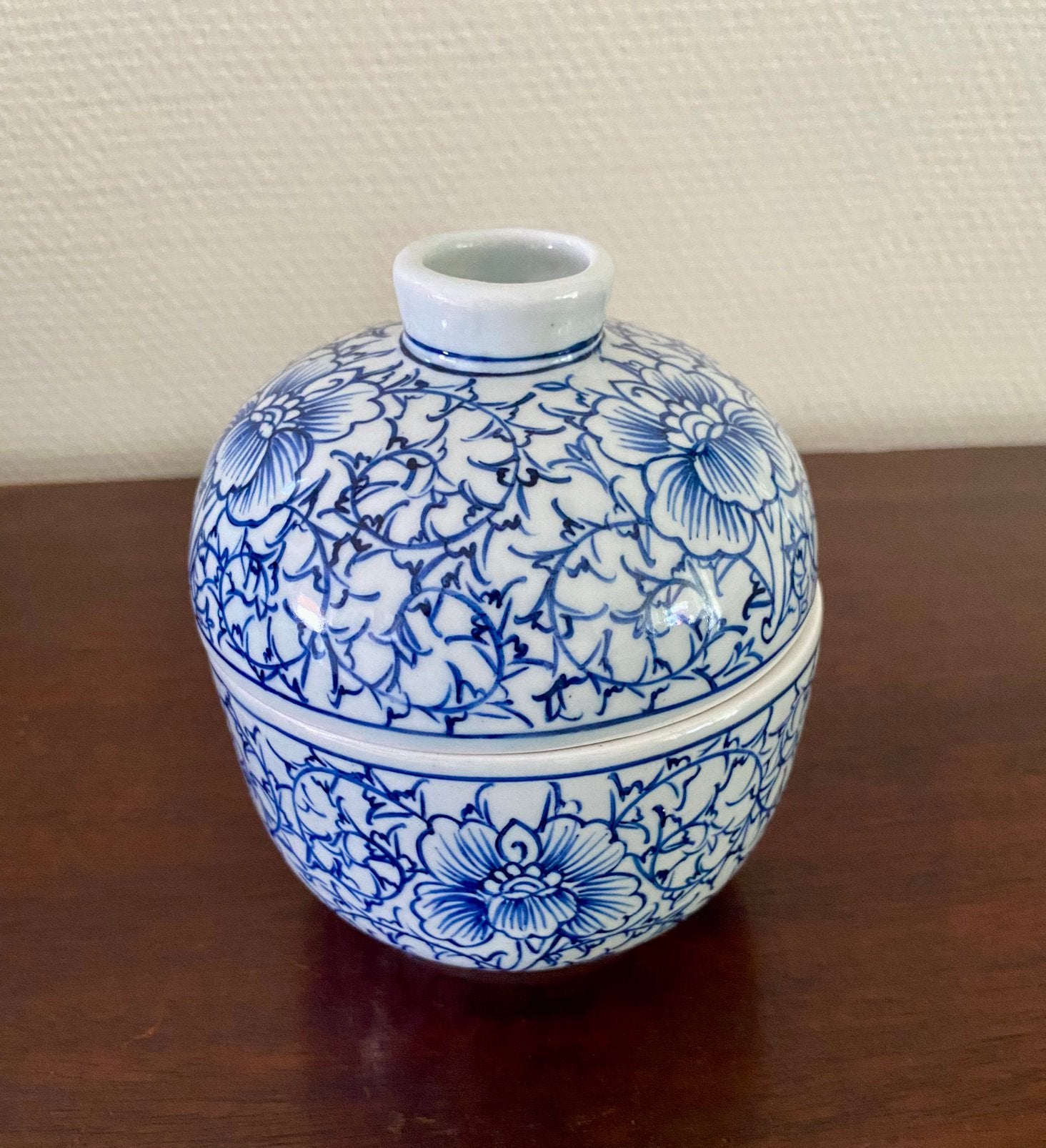 Chinees dekselpotje kangxi, Ophalen of Verzenden