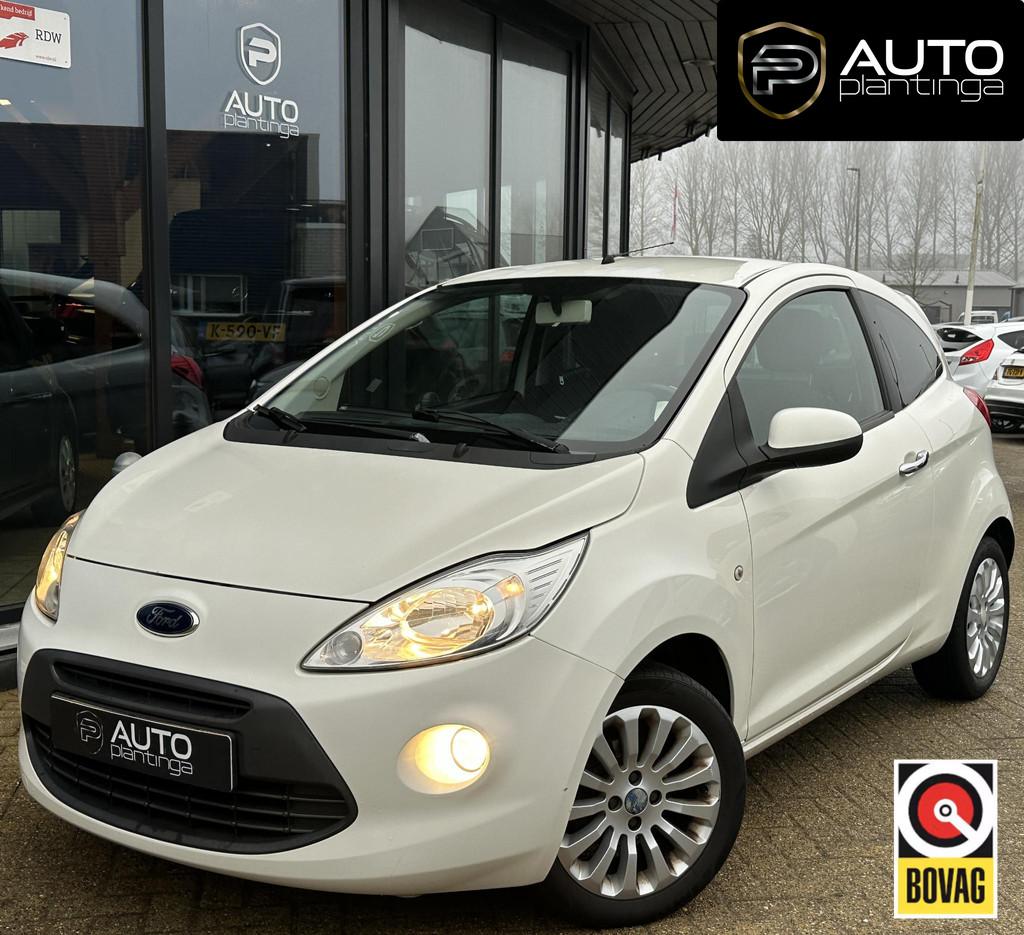 Ford Ka 1.2 Titanium X | Nette Staat | Airco | Onderhoudshis, Auto's, Ford, Voorwielaandrijving, Stof, Gebruikt, 1242 cc