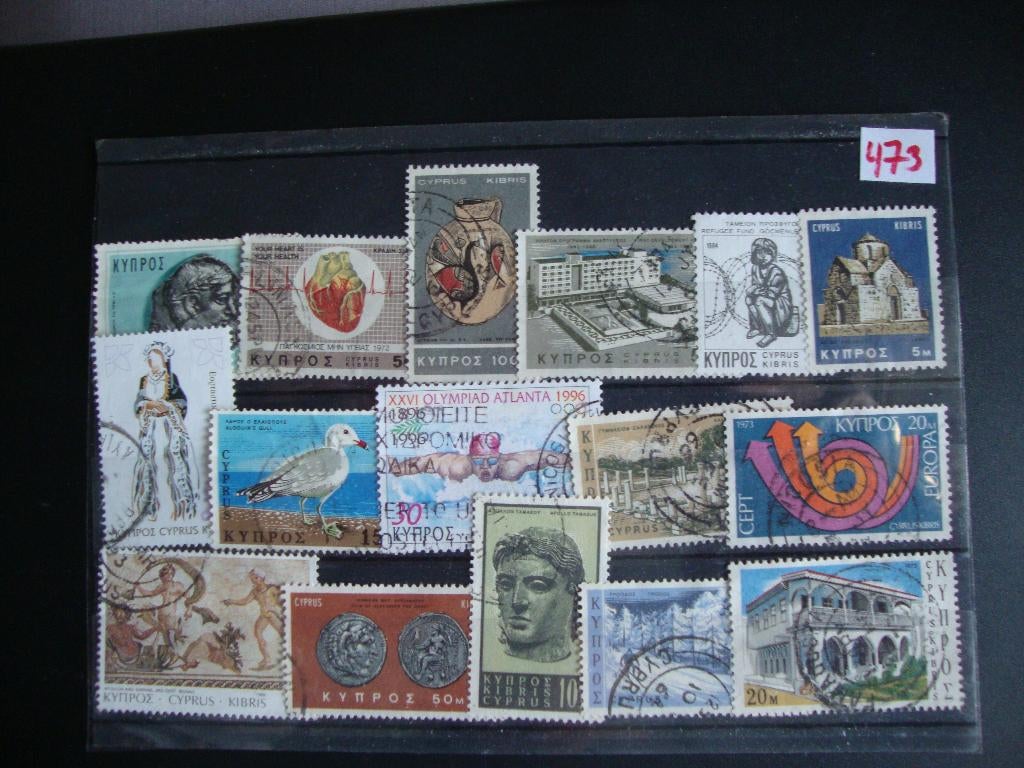 cyprus, Verzenden, Overige landen, Gestempeld