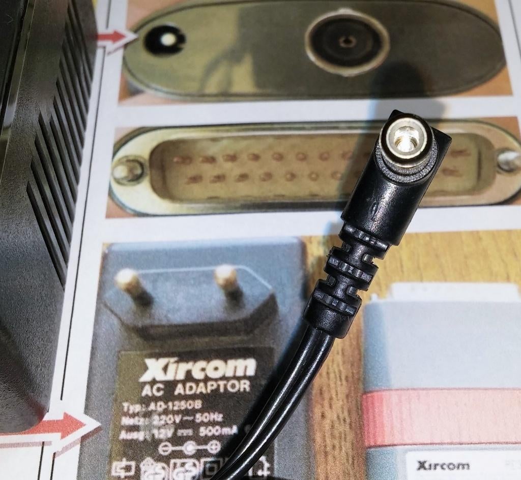 Xircom AD-1250B 12V 0.5A 6W Lineaire Adapter Netzteil Lader, Computers en Software, Ophalen of Verzenden, Zo goed als nieuw
