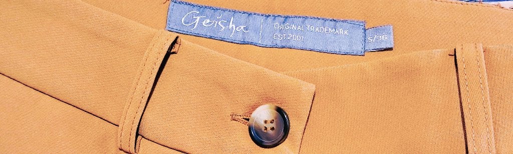 GEISHA💎 pantalon wijde pijpen mt 36, Geisha, Verzenden, Geel, Zo goed als nieuw
