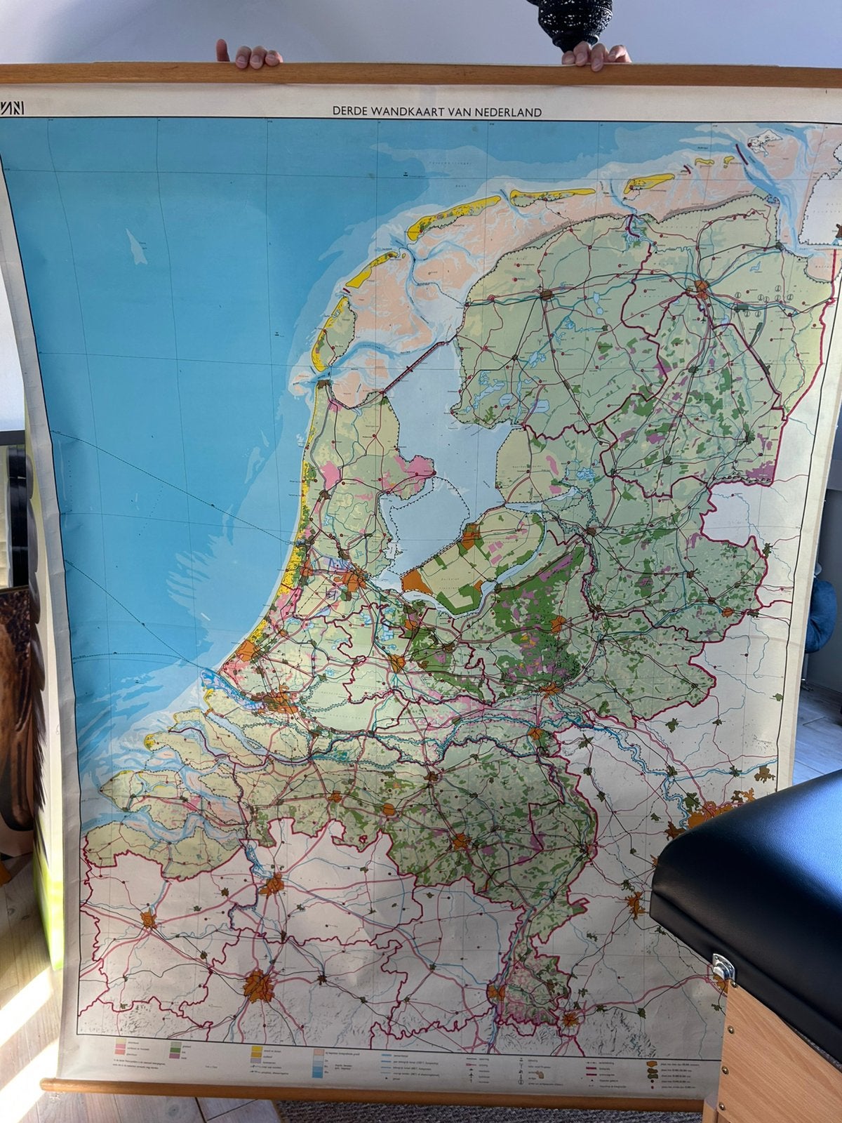 Derde wnadkaart Nederland, Ophalen, Aardrijkskunde