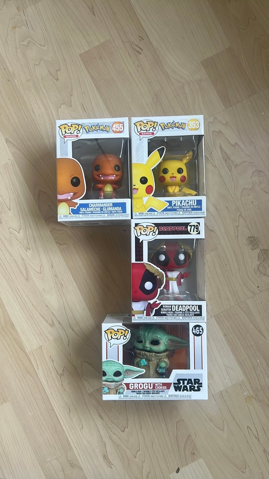 4 funko pops, Ophalen of Verzenden, Zo goed als nieuw