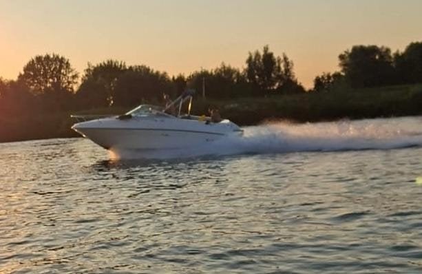 Sea Ray 215 Express Cruiser 210pk - Perfect voor dagtochten, Gebruikt, Binnenboordmotor, Kruiser, 80 cm