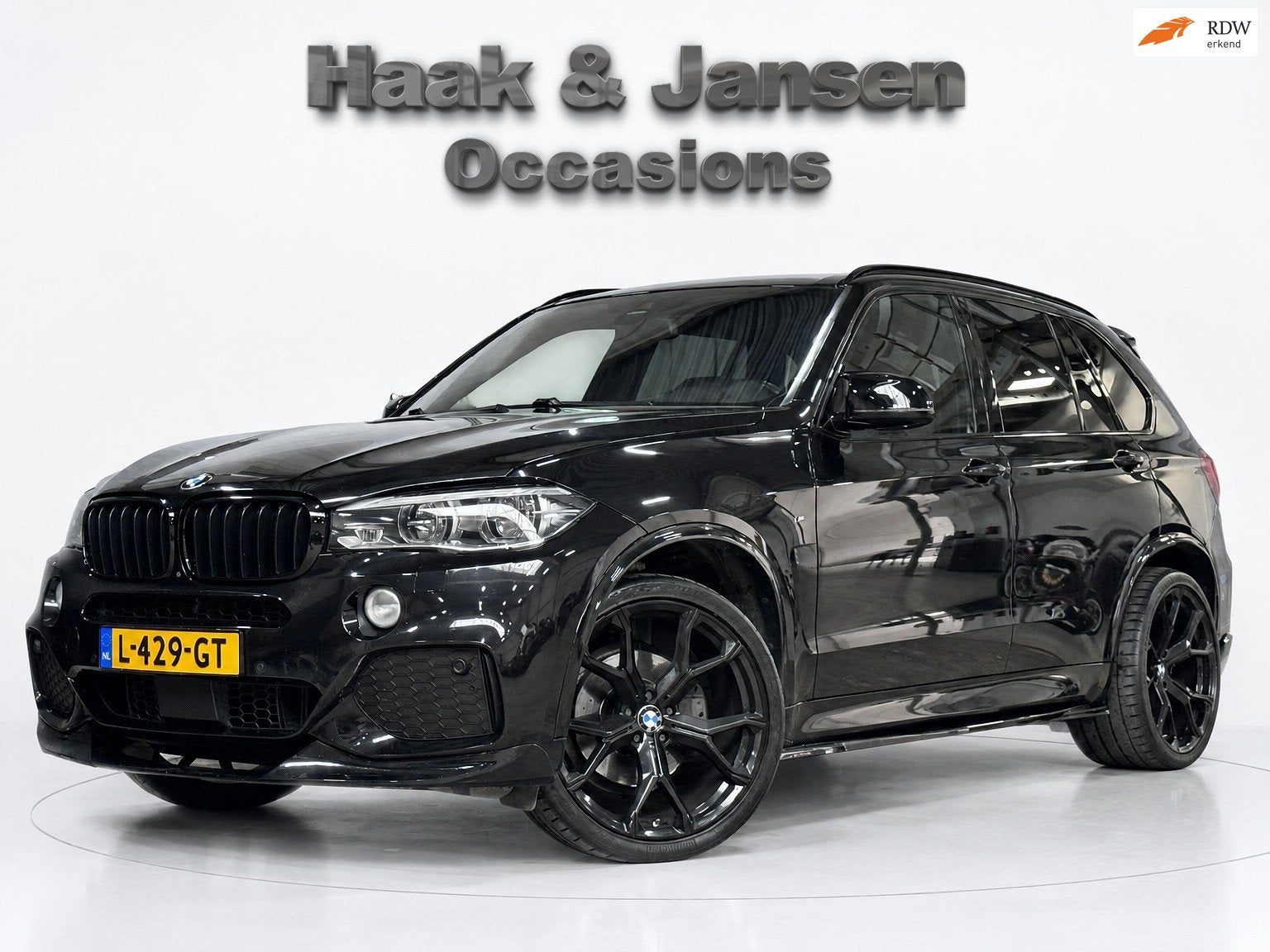 BMW X5 XDrive35i High Executive M Pakket Panoramadak H/K Lan, Auto's, 2005 kg, Gebruikt, Verwarmde buitenspiegels, Zwart