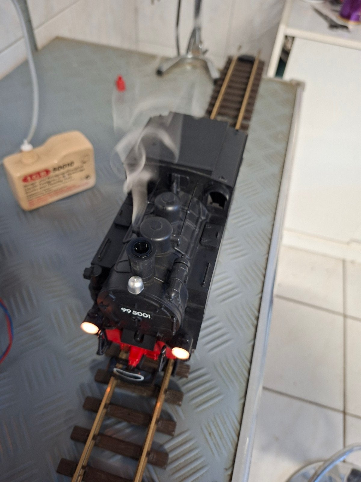 in perfecte staat lgb stoomlokomotief 2076D origineel in ovp, Hobby en Vrije tijd, Locomotief, Ophalen of Verzenden, Zo goed als nieuw