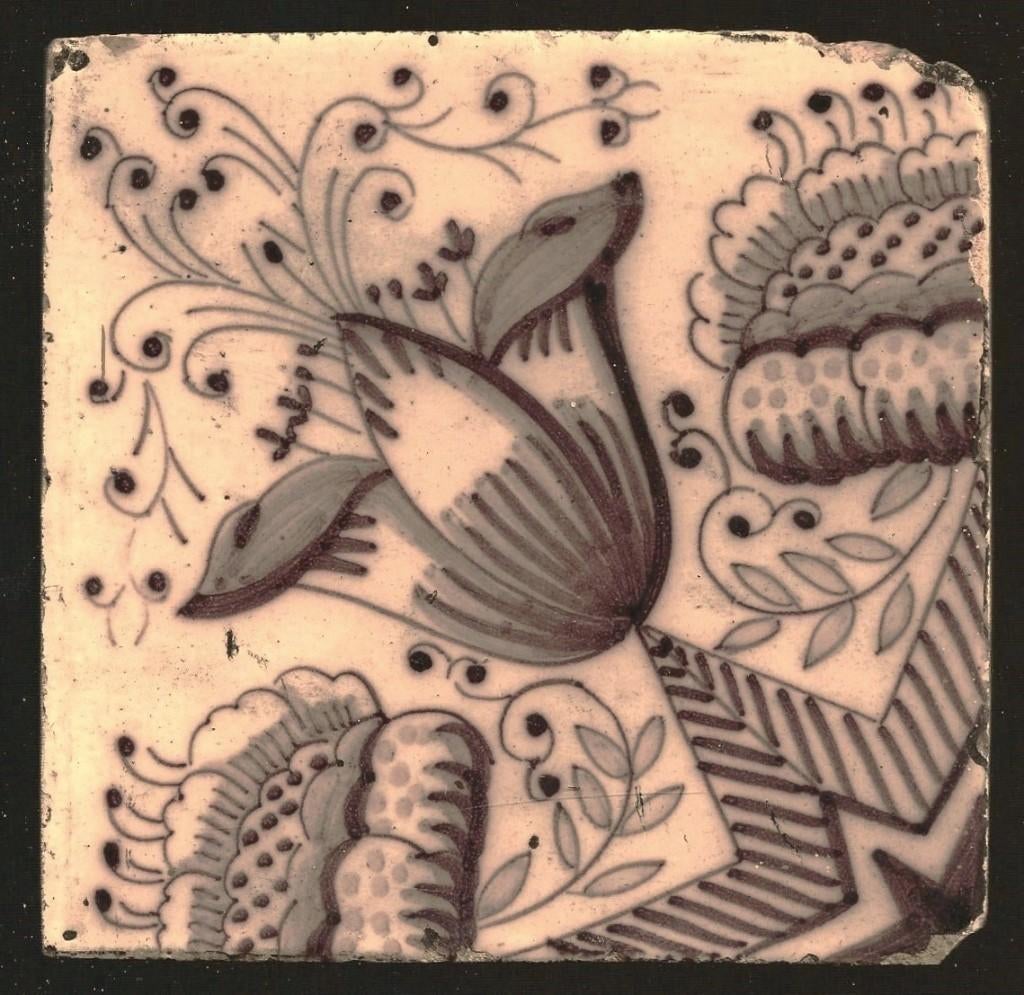 Tegel - Tulp (3), Ophalen of Verzenden