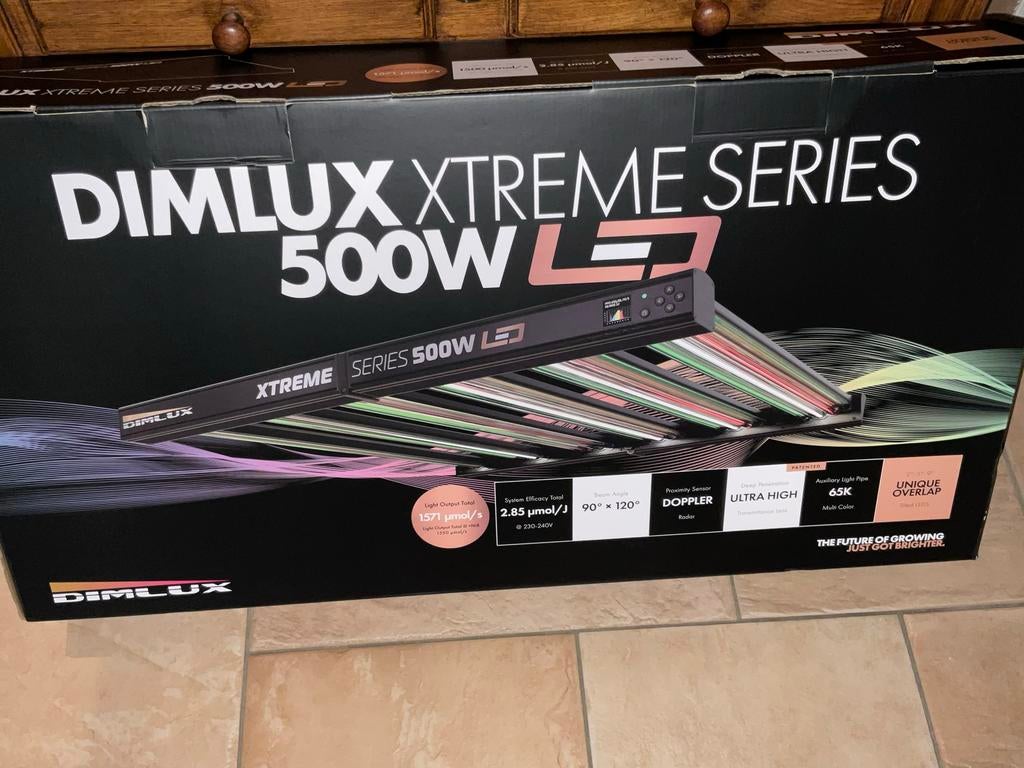 DIMLUX Xtreme Series 500W LED Kweeklamp zgan, Tuin en Terras, Kweekspullen, Zo goed als nieuw, Kweeklamp, Ophalen