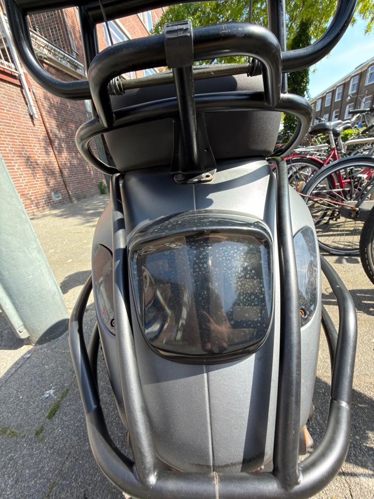 vespa sprint 80cc - Matgrijs, Piaggio, Gebruikt, Ophalen of Verzenden, Benzine