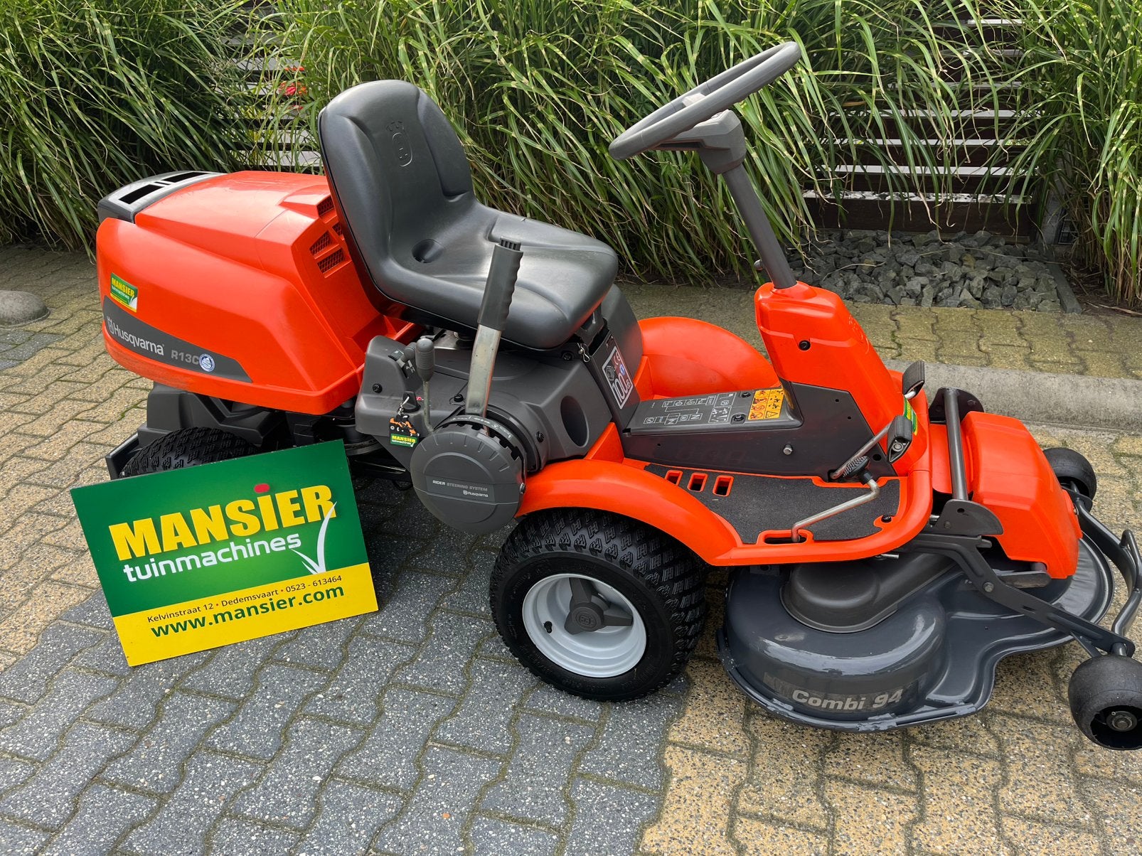 Husqvarna rider 13C. 1 jaar garantie, Tuin en Terras, Info@mansier.com, Gebruikt, Elektrische starter, Ophalen