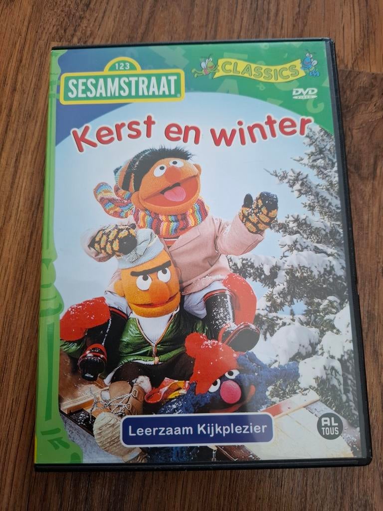 Sesamstraat kerst en winter dvd, Alle leeftijden, Ophalen of Verzenden, Zo goed als nieuw, Europees