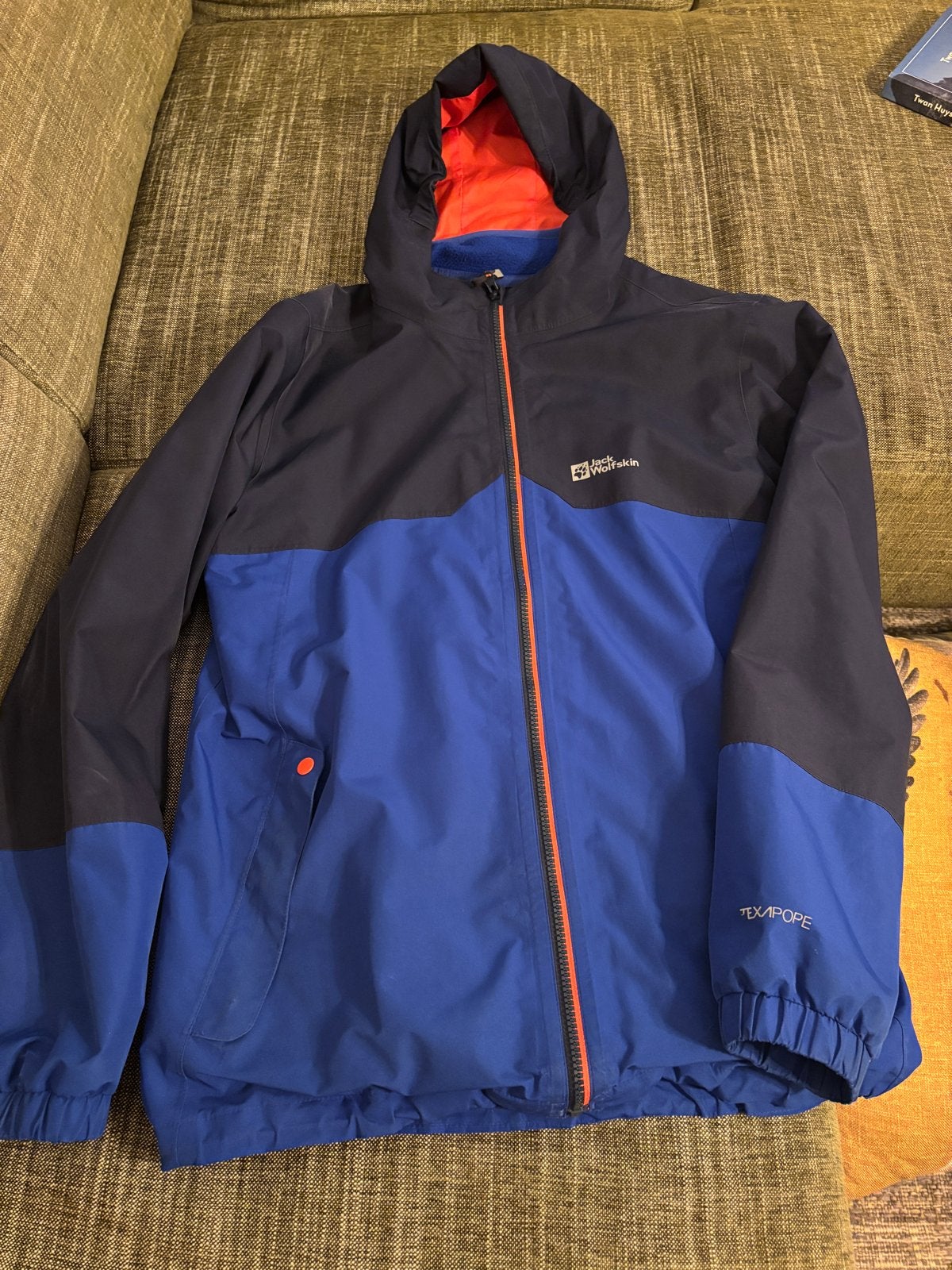 Jack Wolfskin 3-in-1 jas, maat XL (176), Ophalen of Verzenden, Zo goed als nieuw, Jongen, Jas