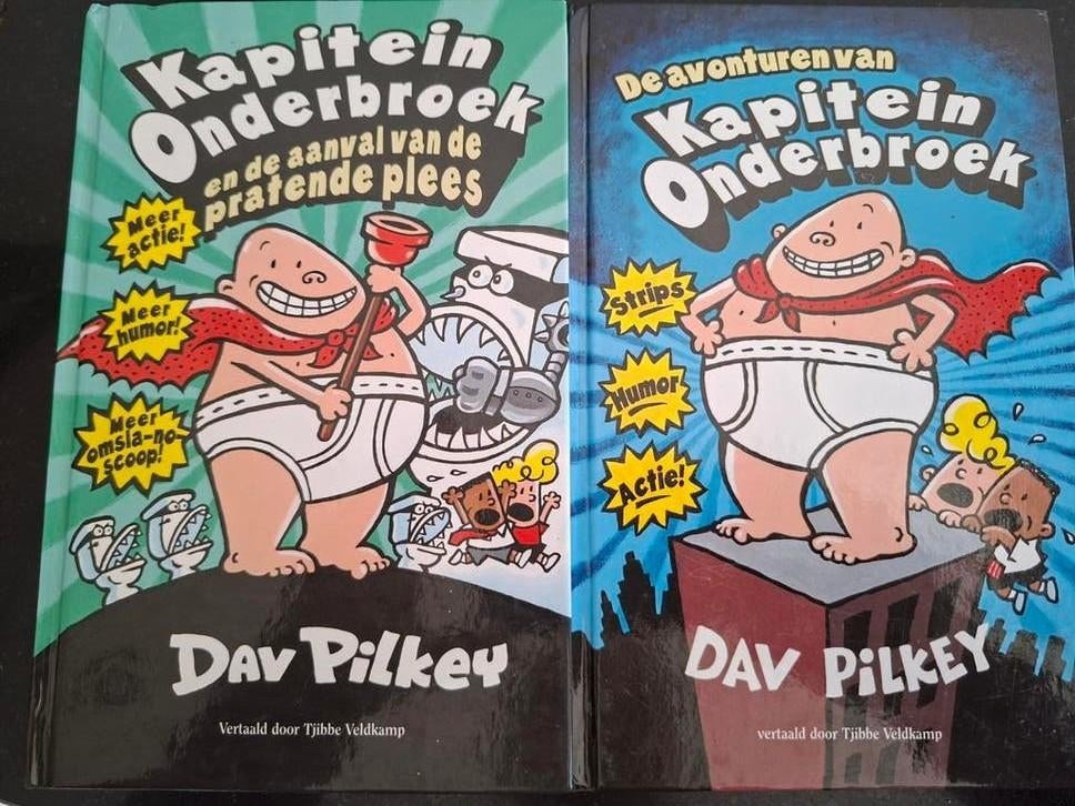 Kapitein onderbroek boeken, Boeken, Ophalen, Gelezen, Verhalen