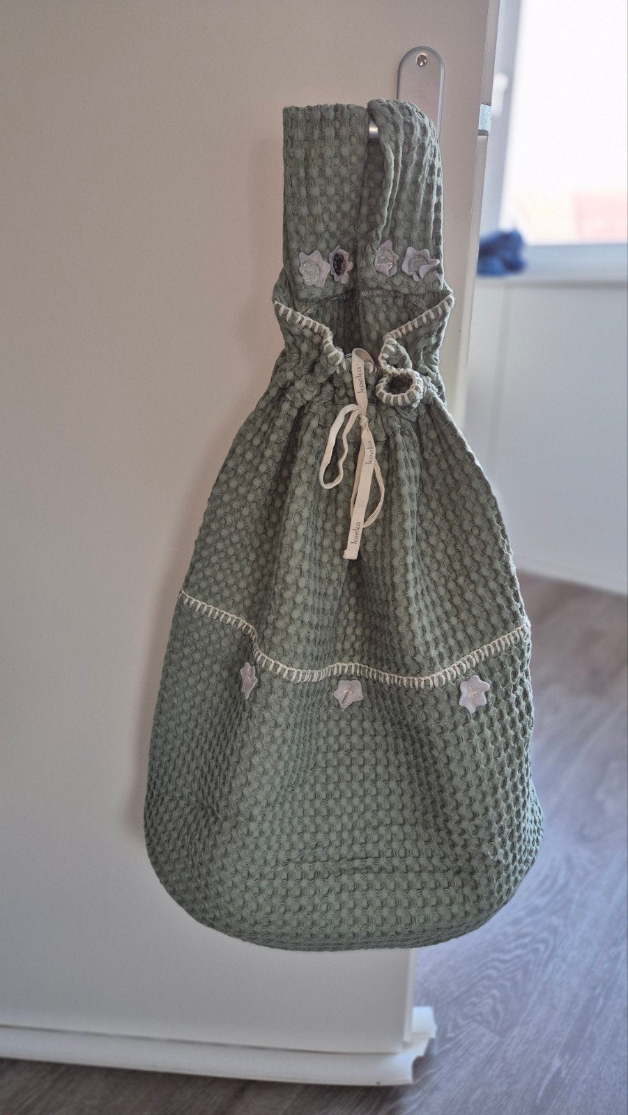 Koeka Wafel Boxzak Sapphire groen, Ophalen of Verzenden, Zo goed als nieuw, Rond