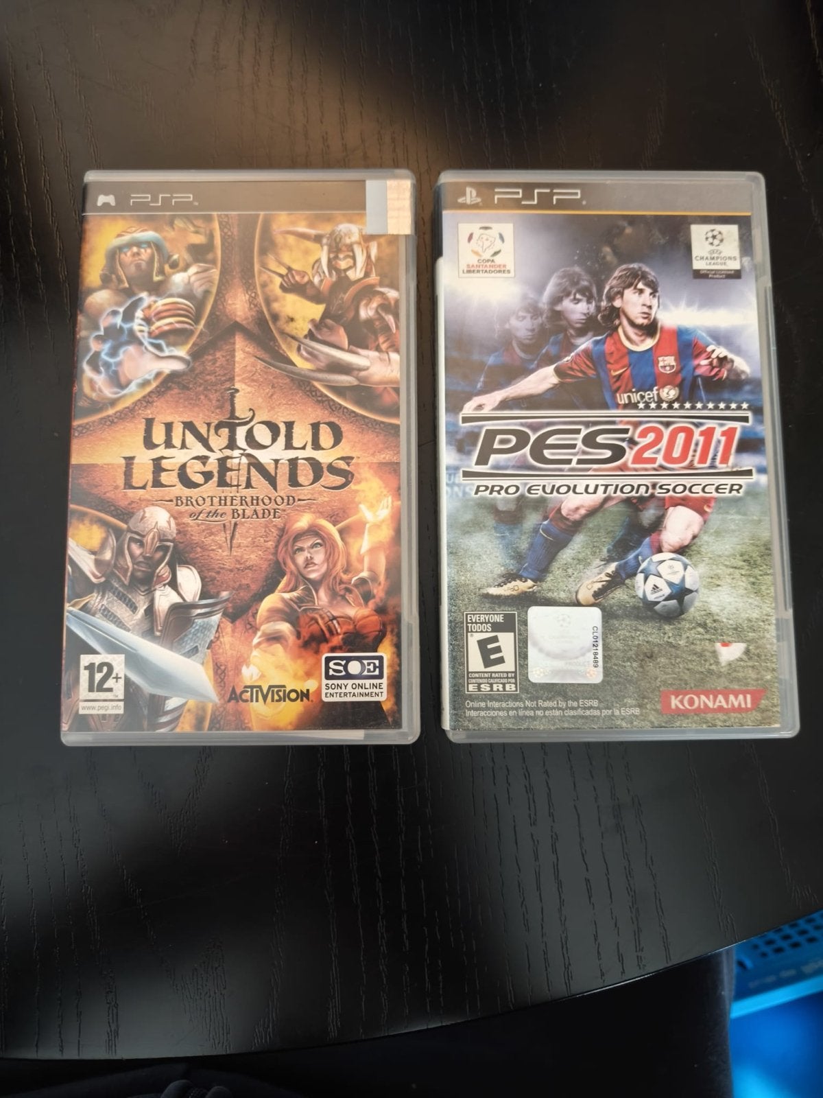 PSP Games: Untold Legends & PES 2011 - Actie & Sport, Spelcomputers en Games, Avontuur en Actie, Gebruikt, 1 speler, Ophalen of Verzenden