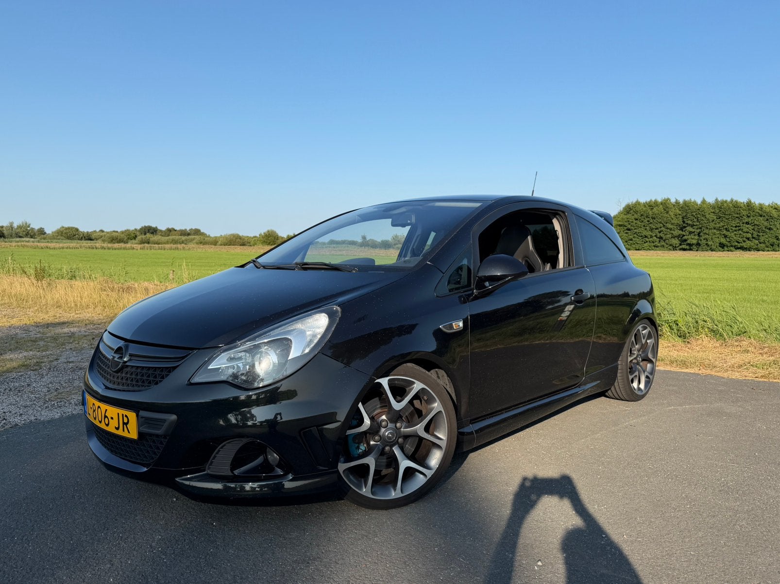Opel Corsa 1.6 OPC 3D 2012 Blackline, Voorwielaandrijving, Navigatiesysteem, Zwart, Zwart