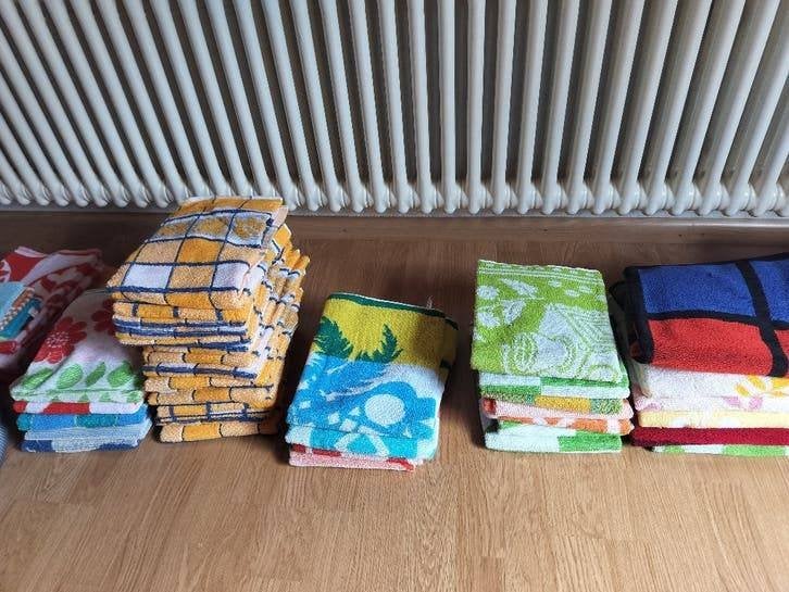 Theedoeken nieuw 12 stuks, Katoen, Meerkleurig, Nieuw, Theedoek of Handdoek