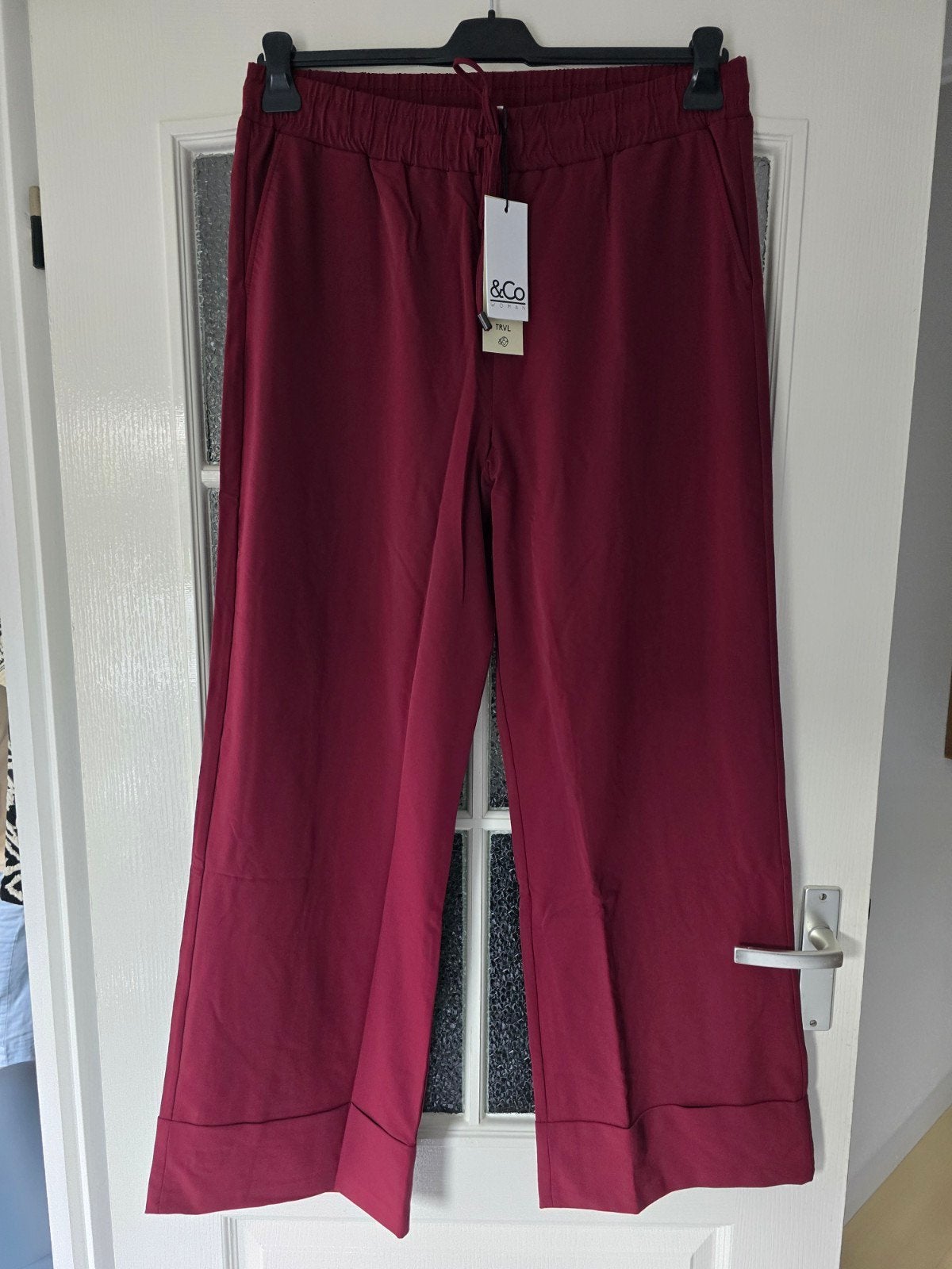 nieuw &co woman andcowoman and cowoman xxl wijnrood wide leg, Kleding | Dames, Maat 46/48 (XL) of groter, Nieuw, Ophalen of Verzenden