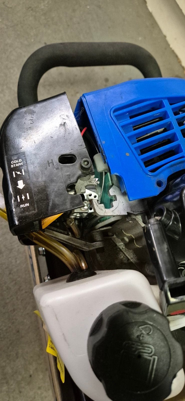 HBM 58cc Motor Grondboor, Ophalen, Gebruikt, Benzinemotor, 1800 rpm of meer