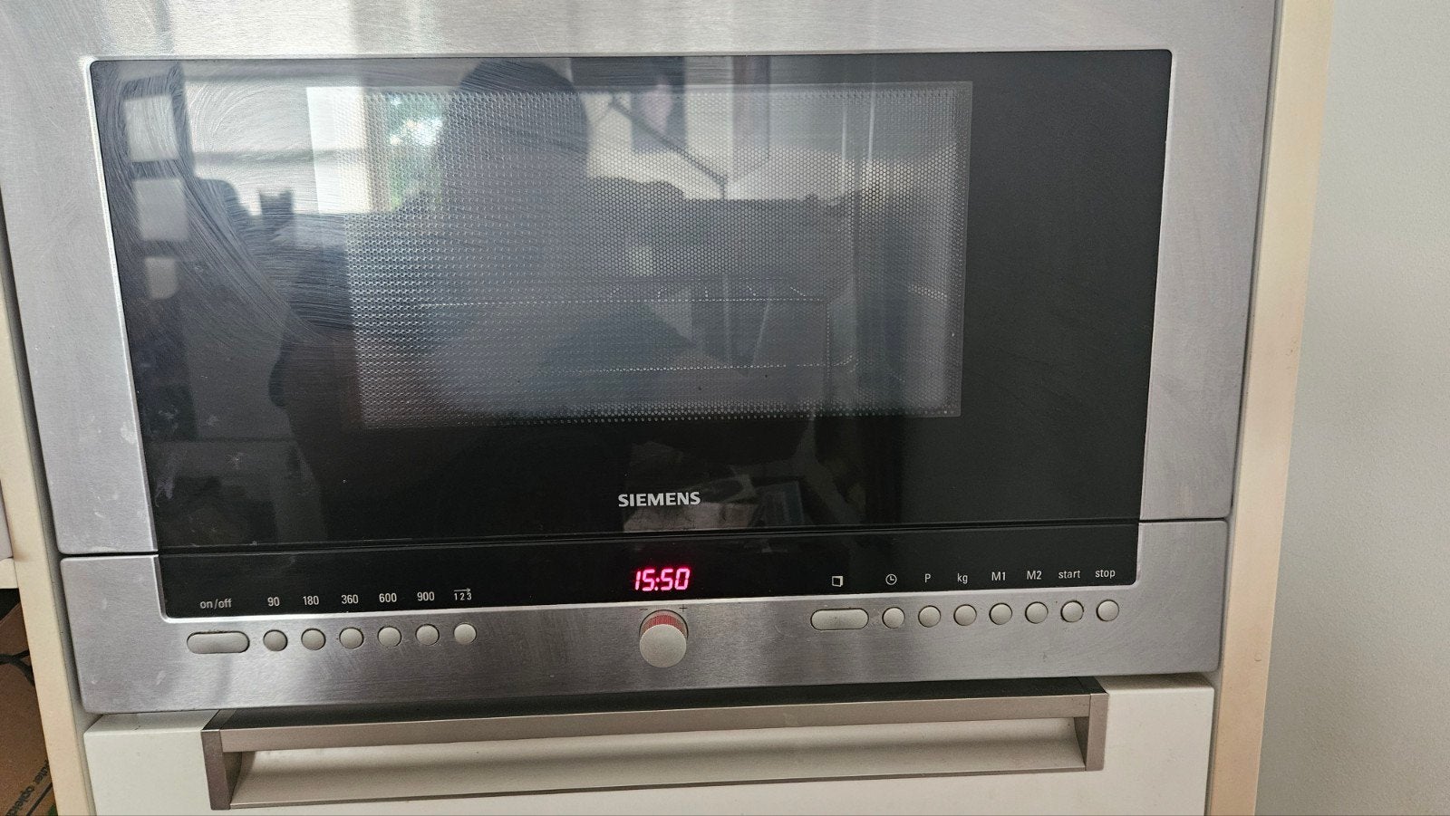 Siemens inbouwmagnetron, Witgoed en Apparatuur, Ophalen, 60 cm of meer, Magnetron, Inbouw