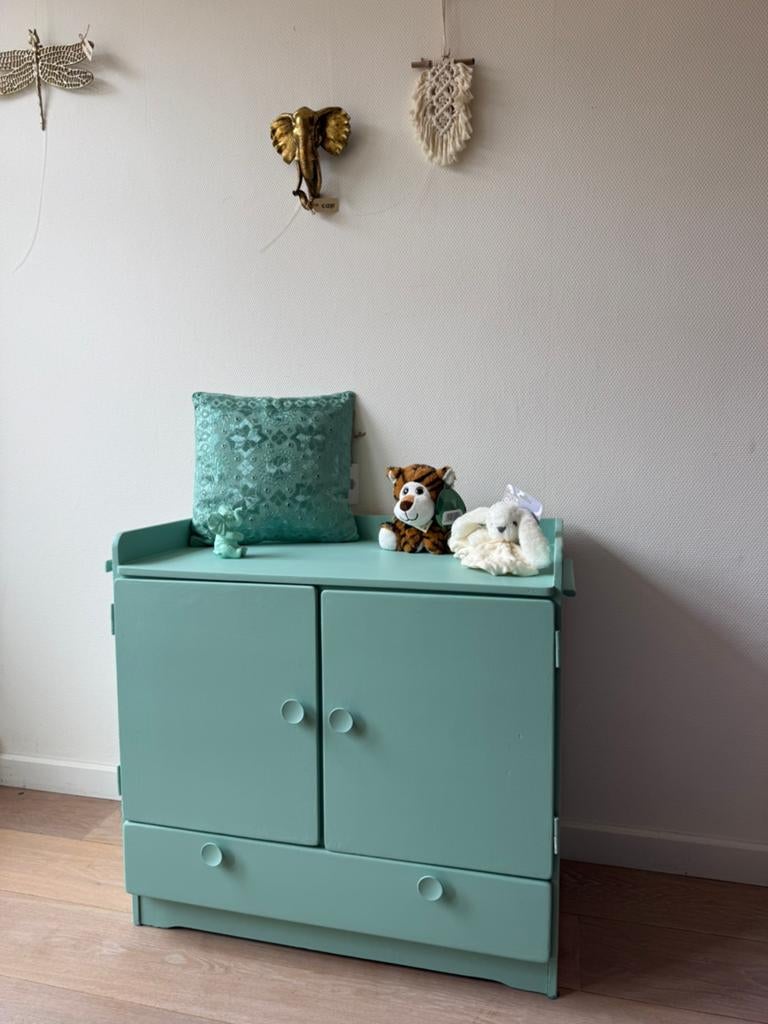 Vintage retro commode – gerestyld met Fusion Mineral Paint, Gebruikt, 50 tot 70 cm, Info@wouwwwbyjanou.nl, 75 tot 100 cm
