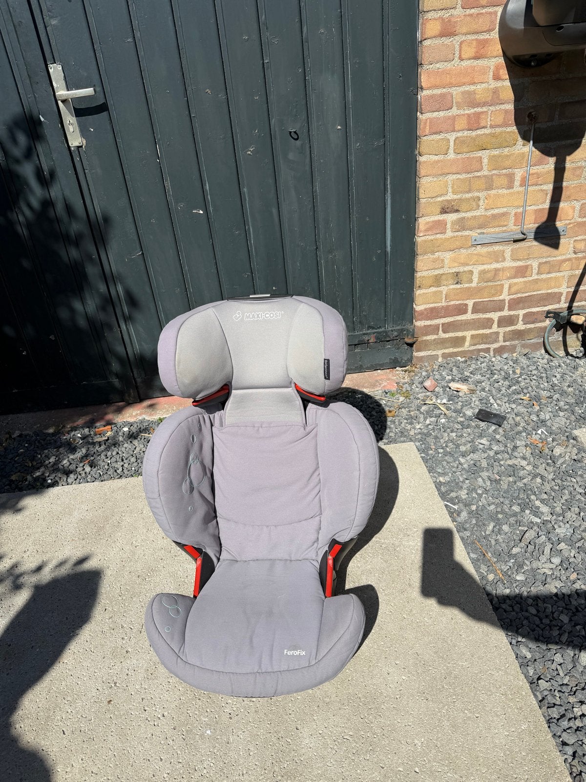 Maxi-Cosi RodiFix autostoel - grijs, Ophalen, Autogordel of Isofix, Gebruikt, 15 t/m 36 kg