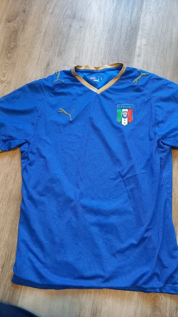 Italië voetbalshirt Puma 2004-2006 (o.a. Totti, Pirlo), Maat S, Ophalen of Verzenden, Gebruikt, Shirt