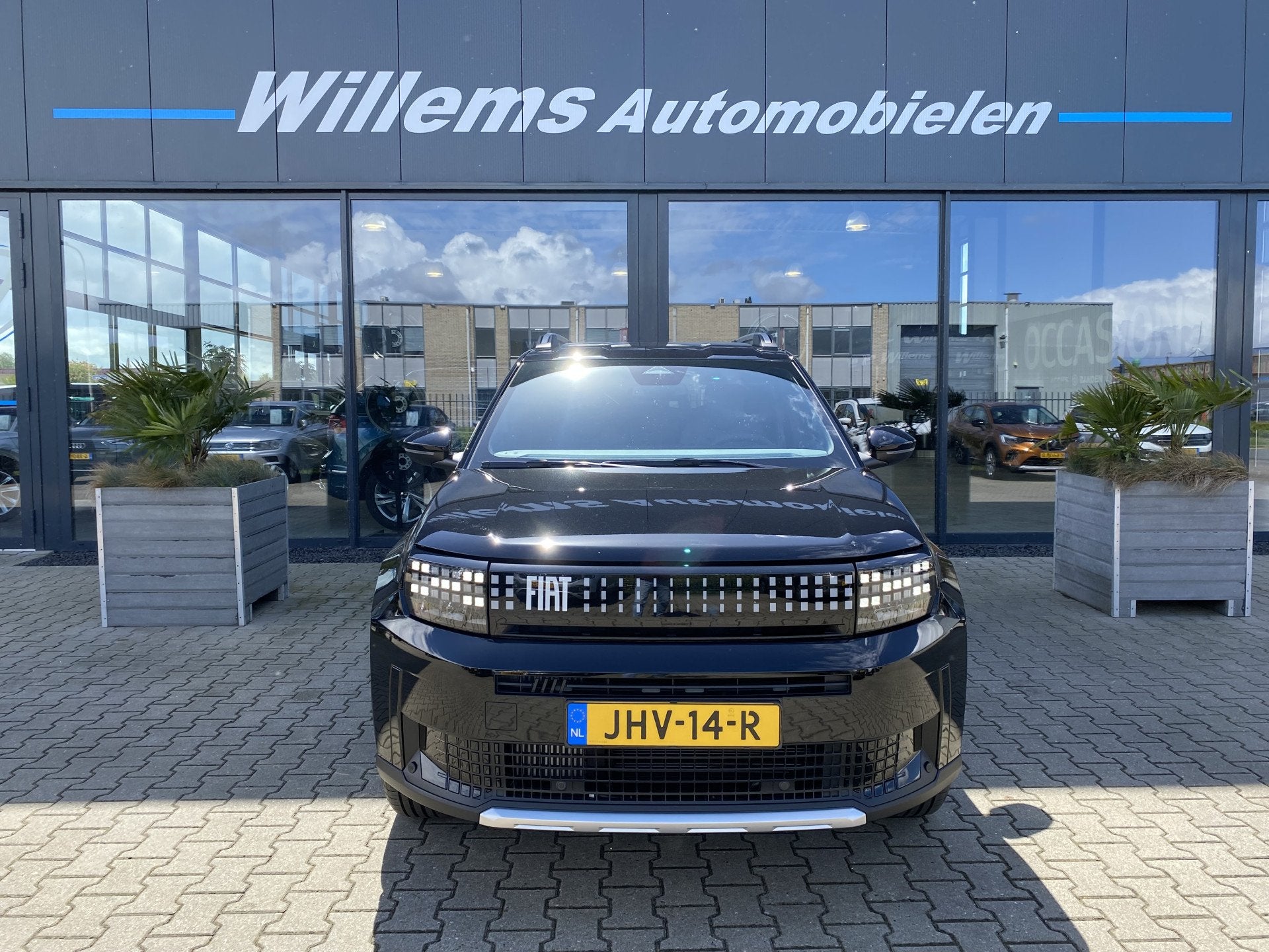 Fiat Grande Panda 1.2 Hybrid ICON App Connect, Cruise Contro, Auto's, Fiat, Stof, 100 pk, Zwart, Origineel Nederlands