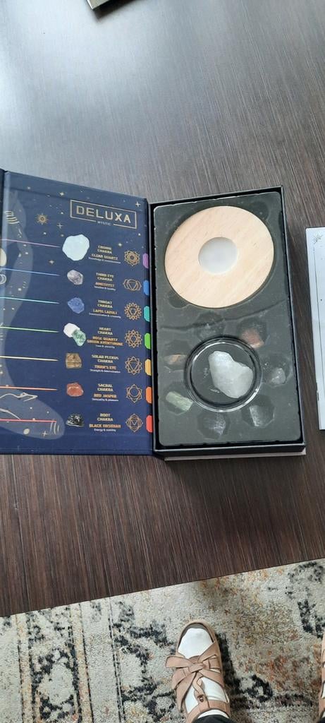 Chakra chrystal lamp, Sieraden, Tassen en Uiterlijk, Edelstenen, Ophalen of Verzenden, Nieuw