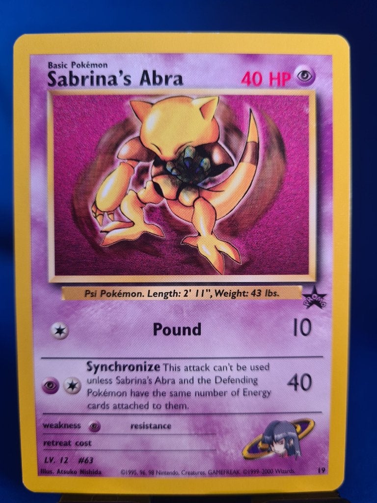 Sabrina's Abra 19/53 - Wizards Black Star Promos, Verzenden, Gebruikt