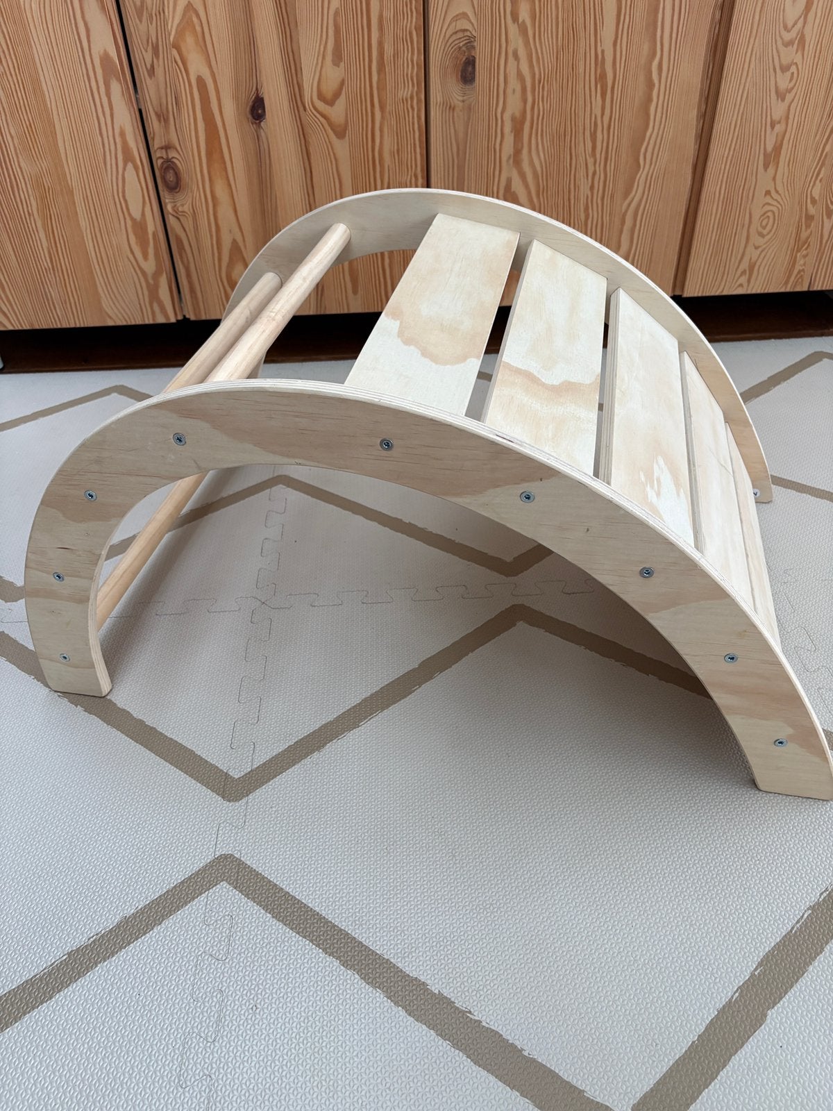 houten Montessori klimboog te zijn ook als schommelboog, Kinderen en Baby's, Ophalen, Zo goed als nieuw