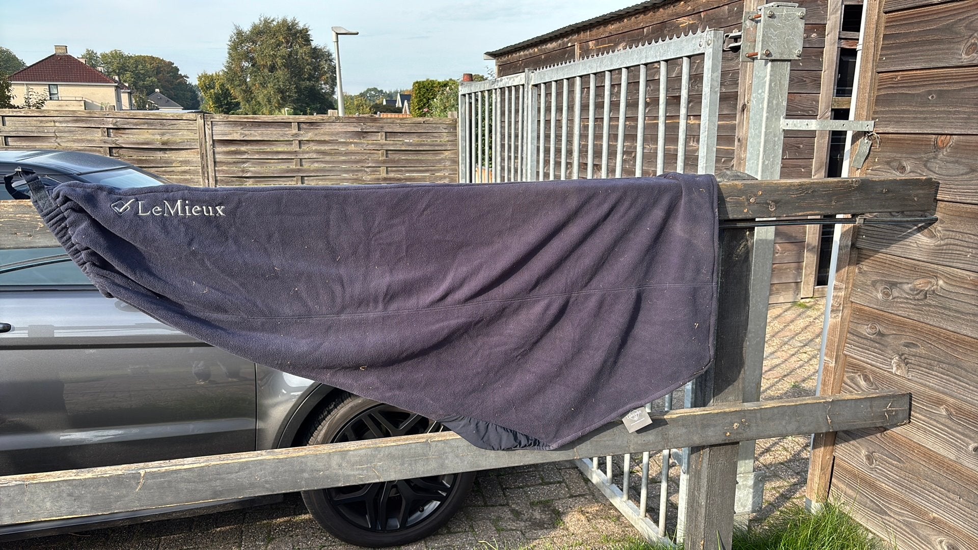 Lemieux Arika Fleece Hood, Dieren en Toebehoren, Full (L), Overige typen, Zo goed als nieuw, Blauw