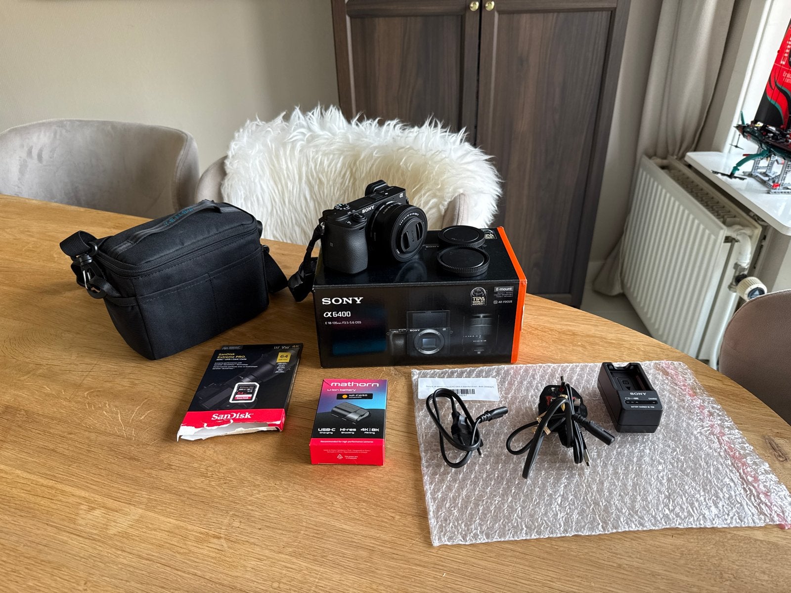Sony Alpha a6400 systeemcamera met accessoires, Audio, Tv en Foto, Fotocamera's Digitaal, Ophalen, Beeldstabilisatie, Nieuw, Sony