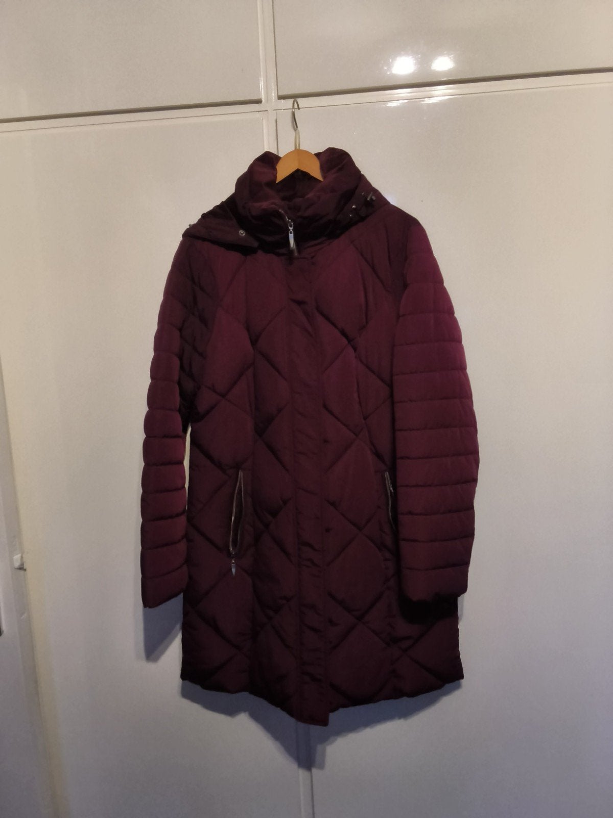 dikke winterjas maat xl weinig gedragen, Kleding | Dames, Ophalen of Verzenden, Zo goed als nieuw, Maat 46/48 (XL) of groter, Rood
